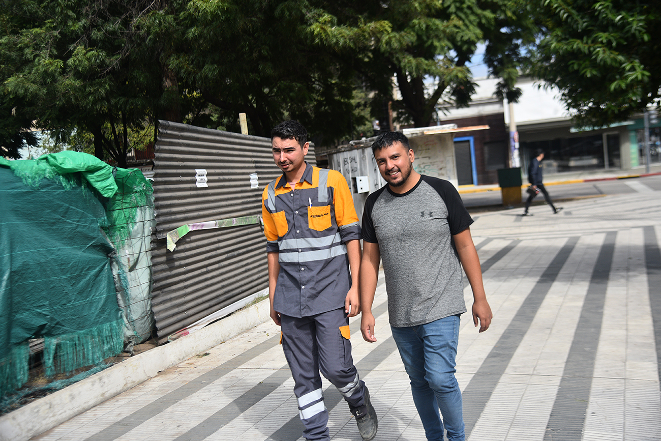 Reclamo de vecinos de plaza Núñez por obra no concluida.
Foto: Pedro Castillo/La Voz