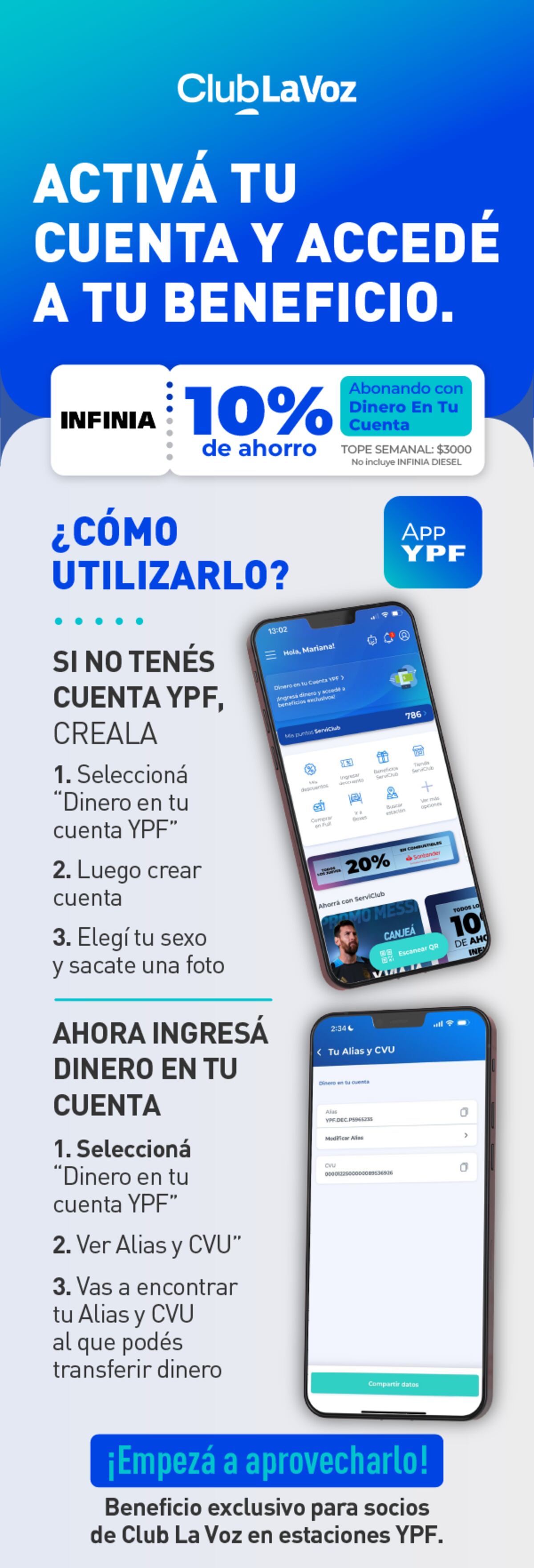 Instructivo Dinero en tu Cuenta