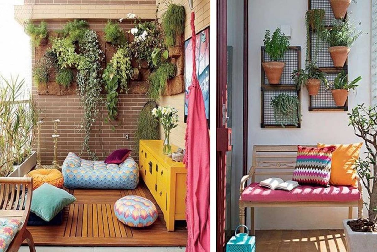 Verde. Las plantas como elemento que aportan el tono natural.