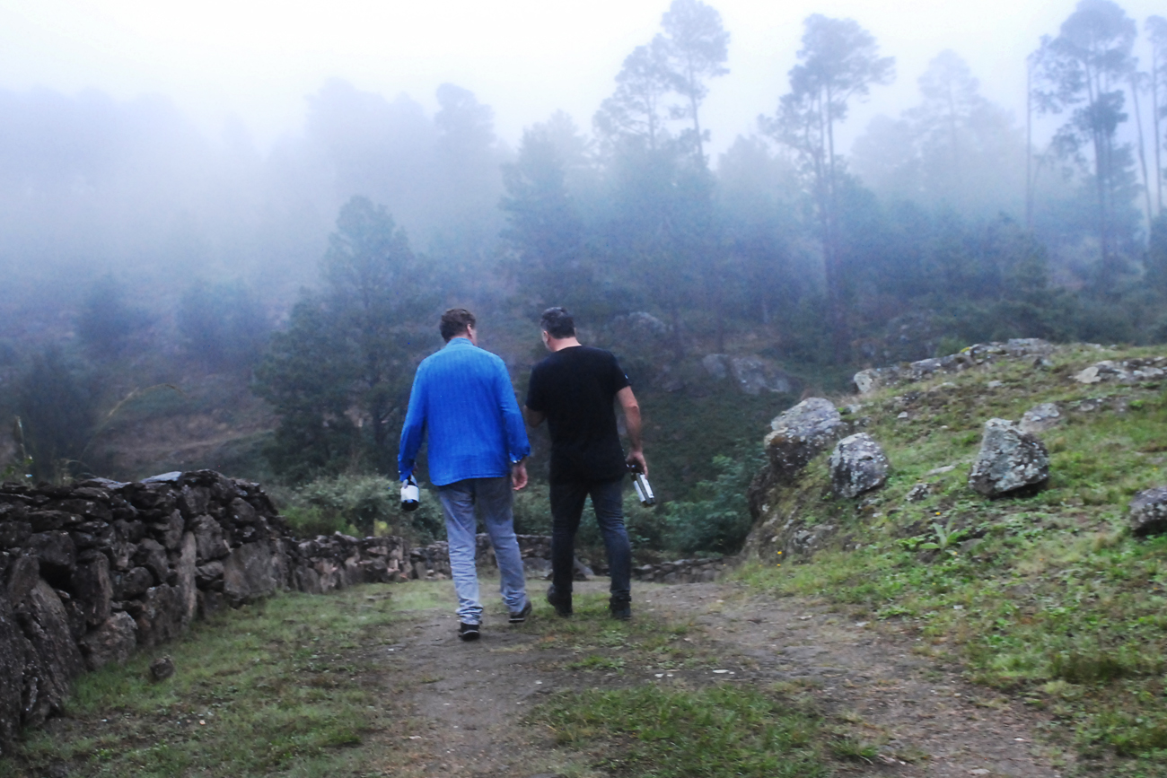 Gabriel Campana y Juan Navarro en Las Cañitas.