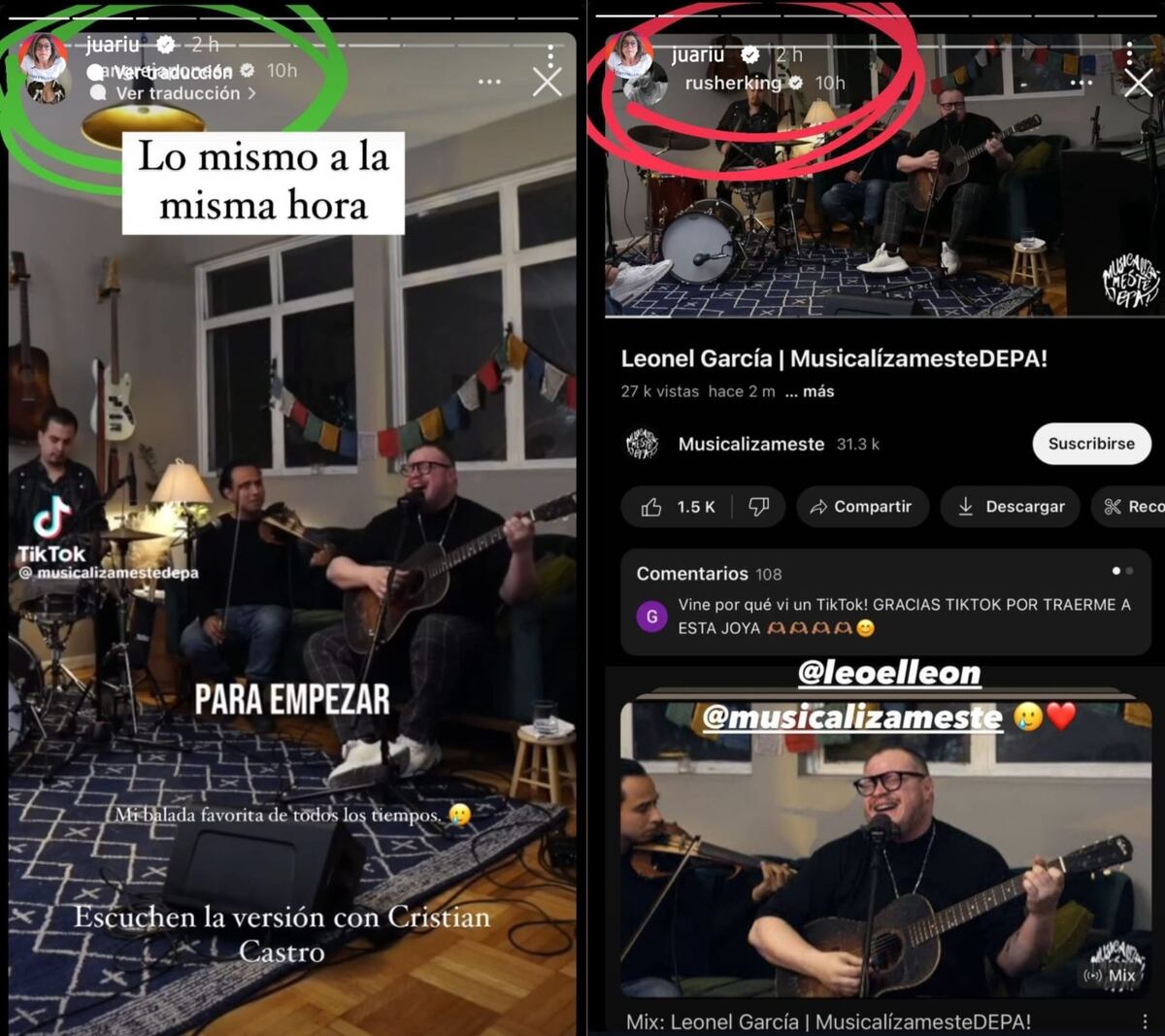 ¿China Suárez se reconcilia con Rusherking? (Capturas de pantalla)