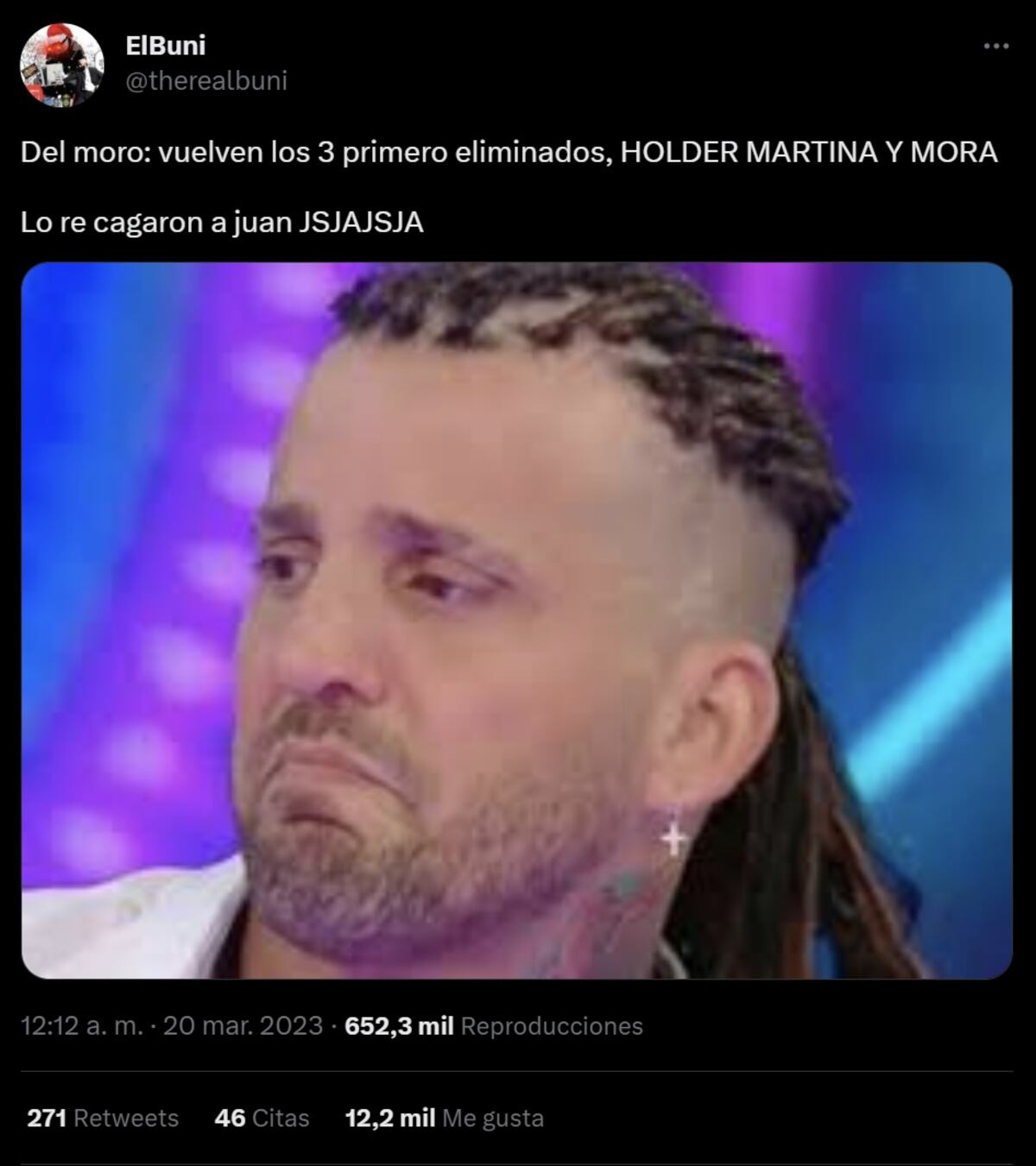 "Gran Hermano": los mejores memes tras el reingreso de Holder, Martina y Mora (Captura de pantalla)