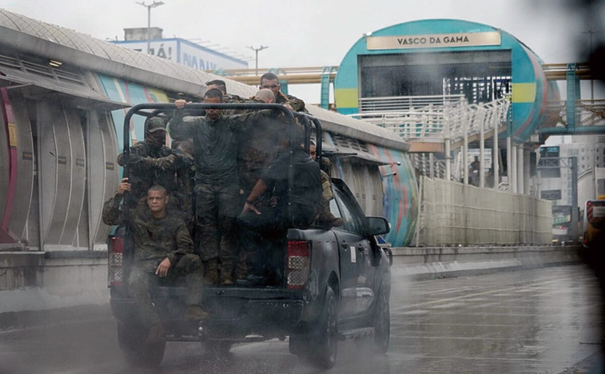 Río de Janeiro suma seguridad en zonas turísticas y detecta narcos de otras ciudades en el lugar de los operativos (Foto Juano Tesone/ Clarín)