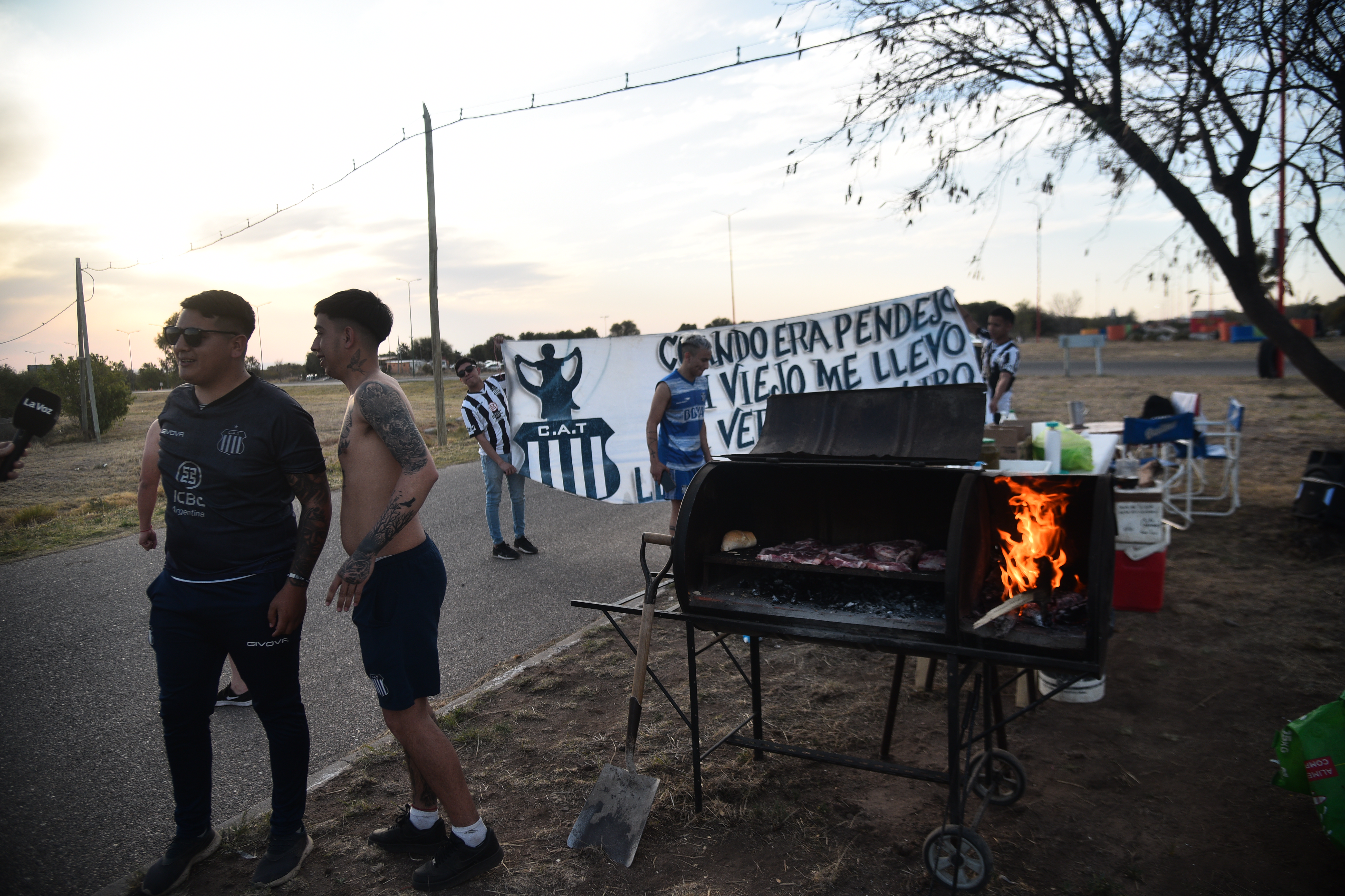Cara 'e Cancha de Talleres en la previa del partido entre Talleres y Godoy Cruz por los octavos de final de la Copa Argentina en San Luis. (Pedro Castillo / La Voz)