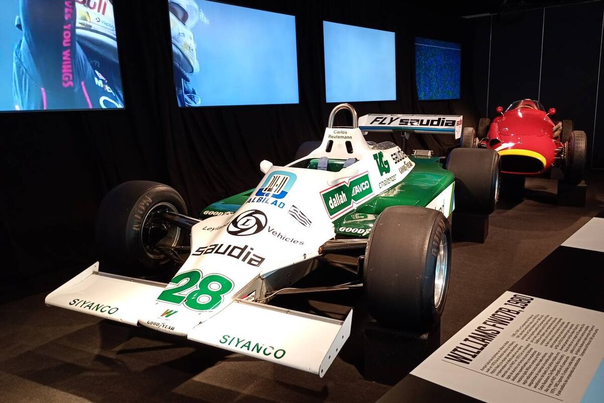 El monoplaza de Carlos Reutemann es parte de Fórmula 1 La exhibición, la muestra que llegó por primera vez a Sudamérica y cautivó a los argentinos. (La Voz)