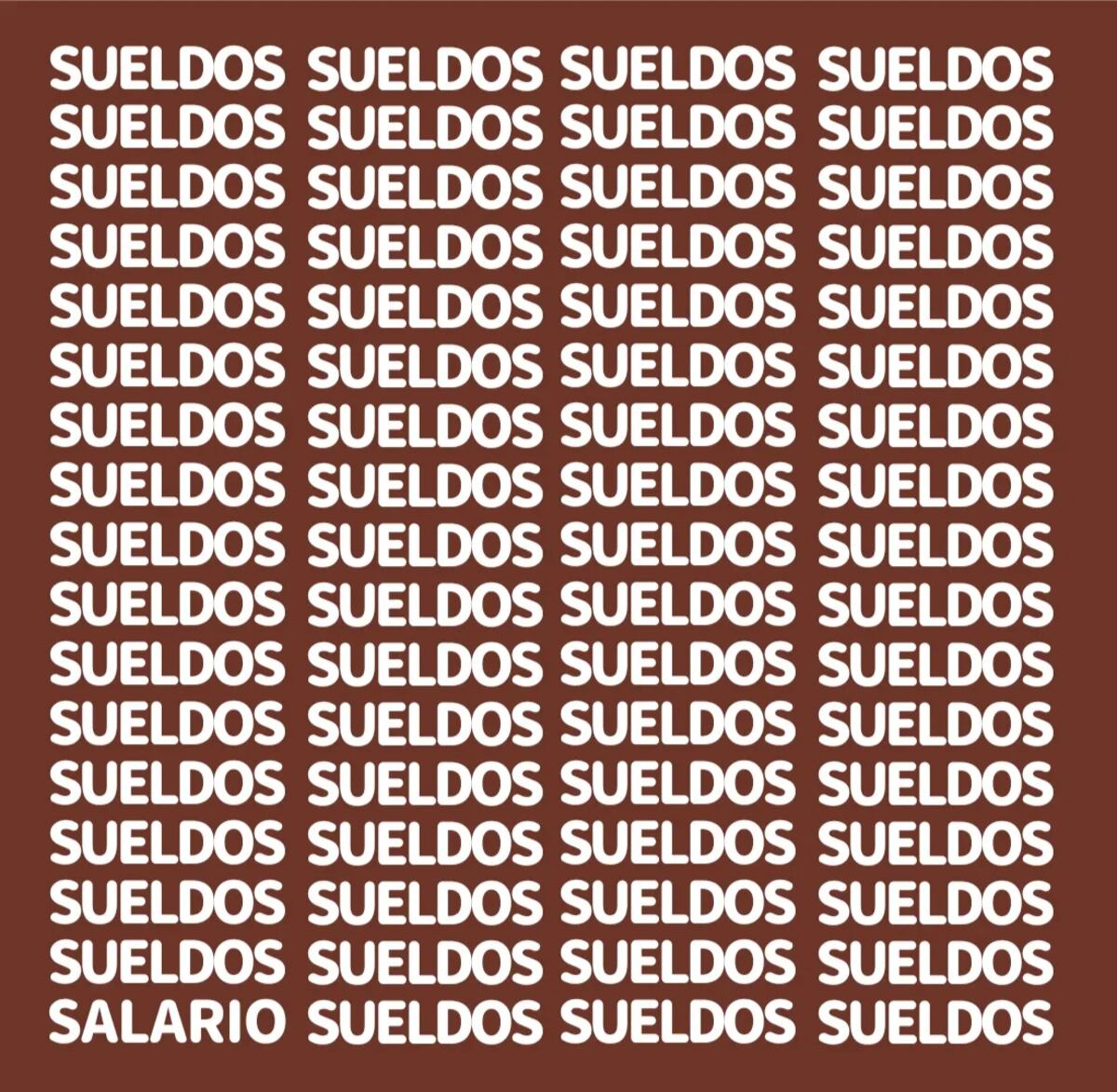 El reto visual.