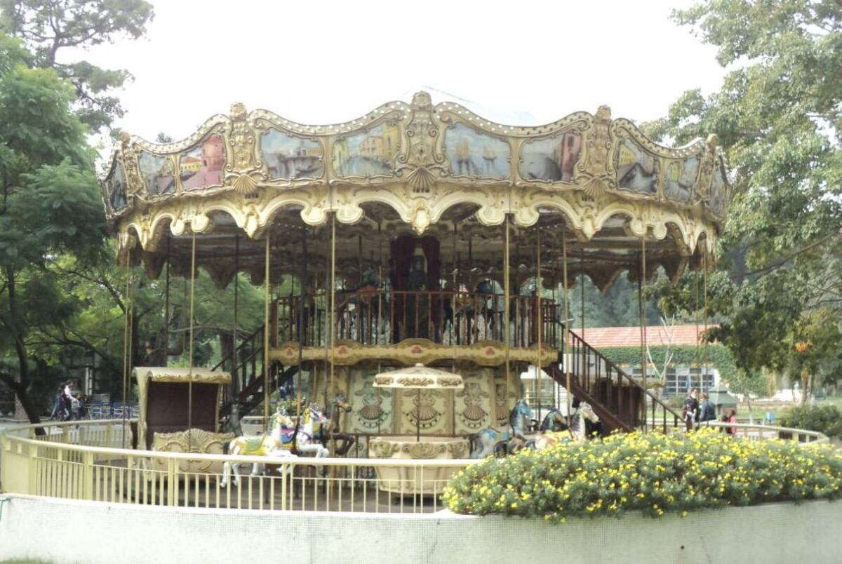 En la foto, el carrusel del ex zoo de Palermo, en Buenos Aires, uno de los modelos para saber cómo quedará el que estará en Plaza Alberdi (Municipalidad de Córdoba).