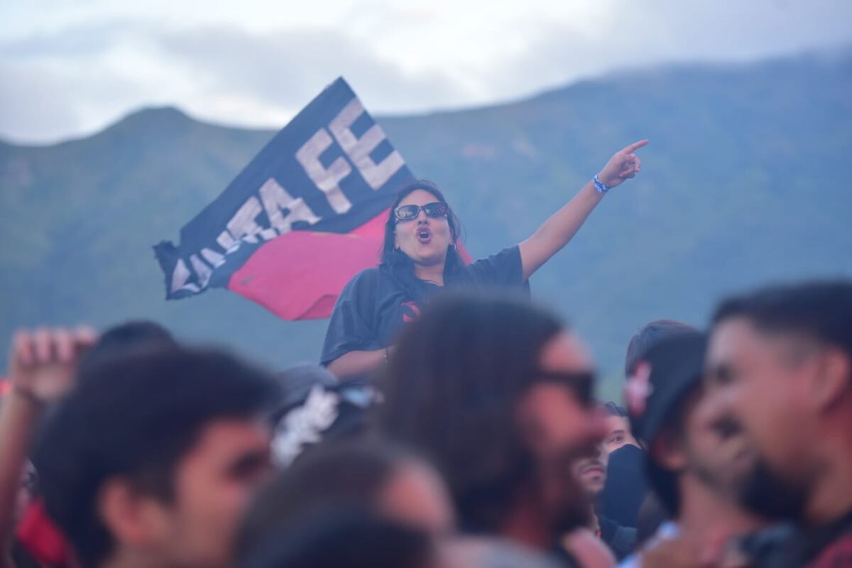 El Cosquín Rock, en Punilla, atrajo público de diferentes puntos del país este fin de semana (Javier Ferreyra)
