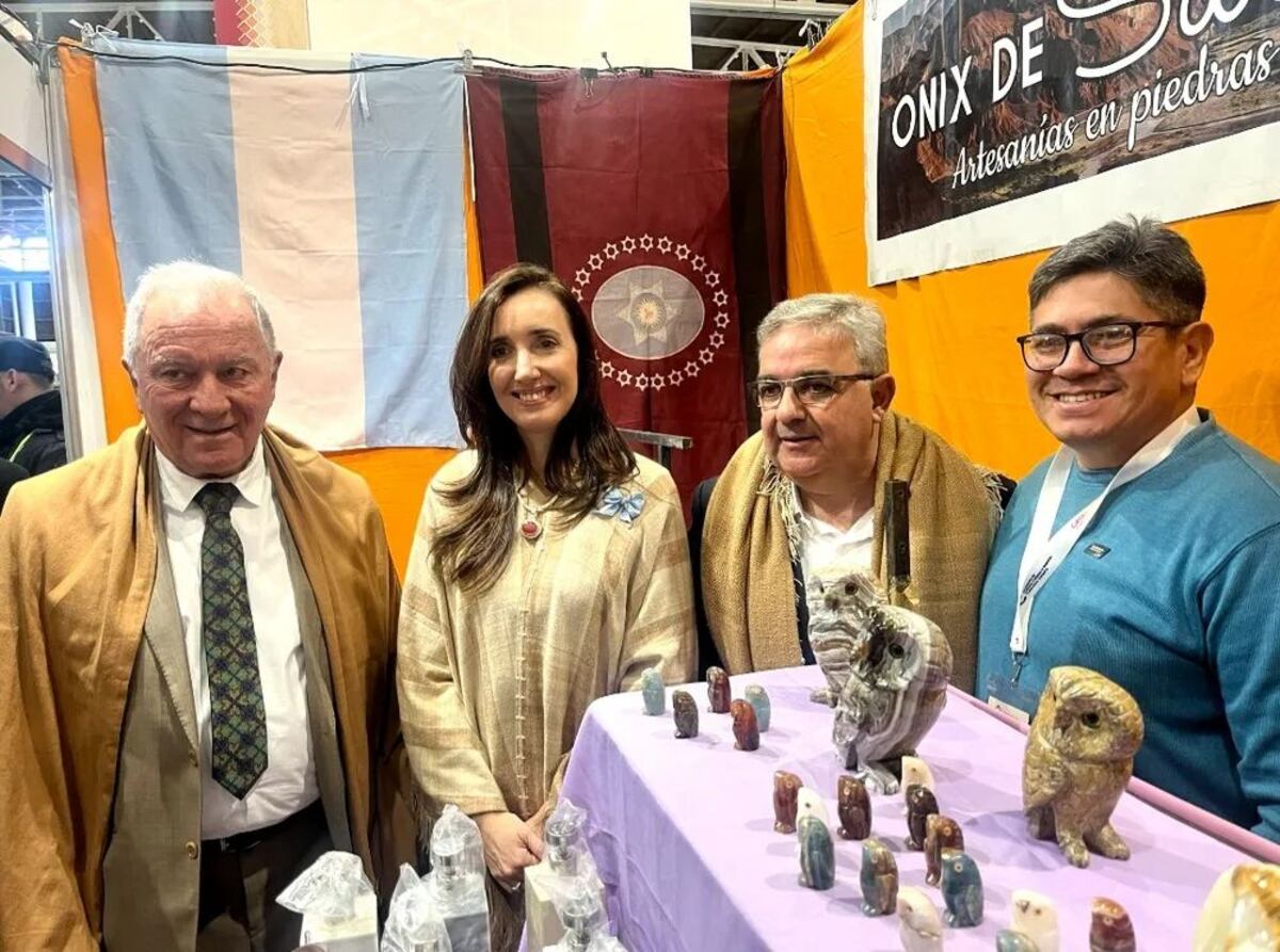 Villarruel y Jalil en la Fiesta Nacional del Poncho