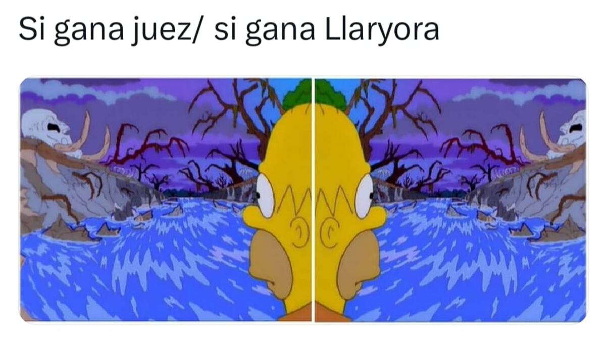Meme Juez LLaryora elecciones 2023