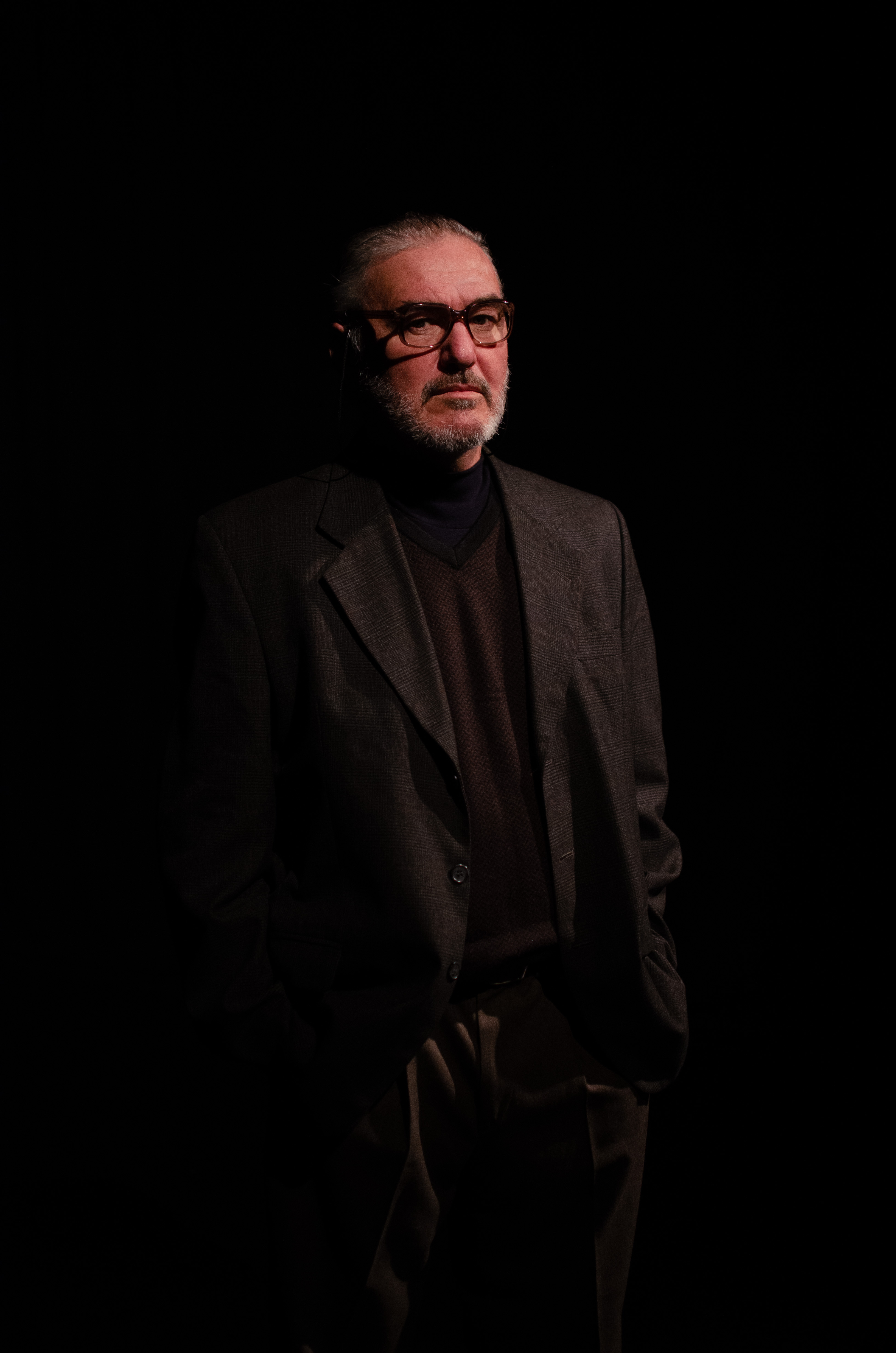 Carlos Possentini es Jorge Barón Biza en "Reconstrucción de una ausencia". (Gentileza Manuel Lening)
