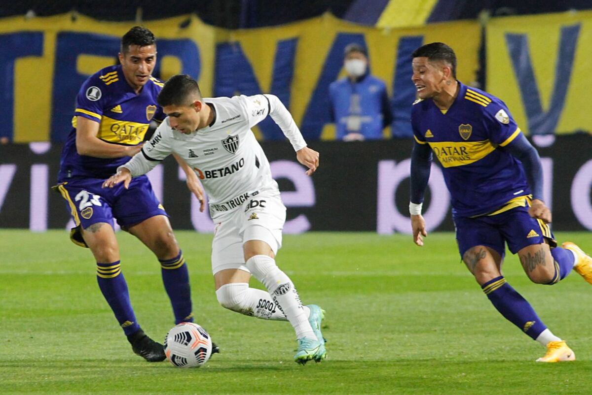 Mineiro comenzó mejor en el primer tiempo, pero luego se fue desinflando ante Boca, en el duelo de ida por octavos de Copa Libertadores. (Fotobaires)