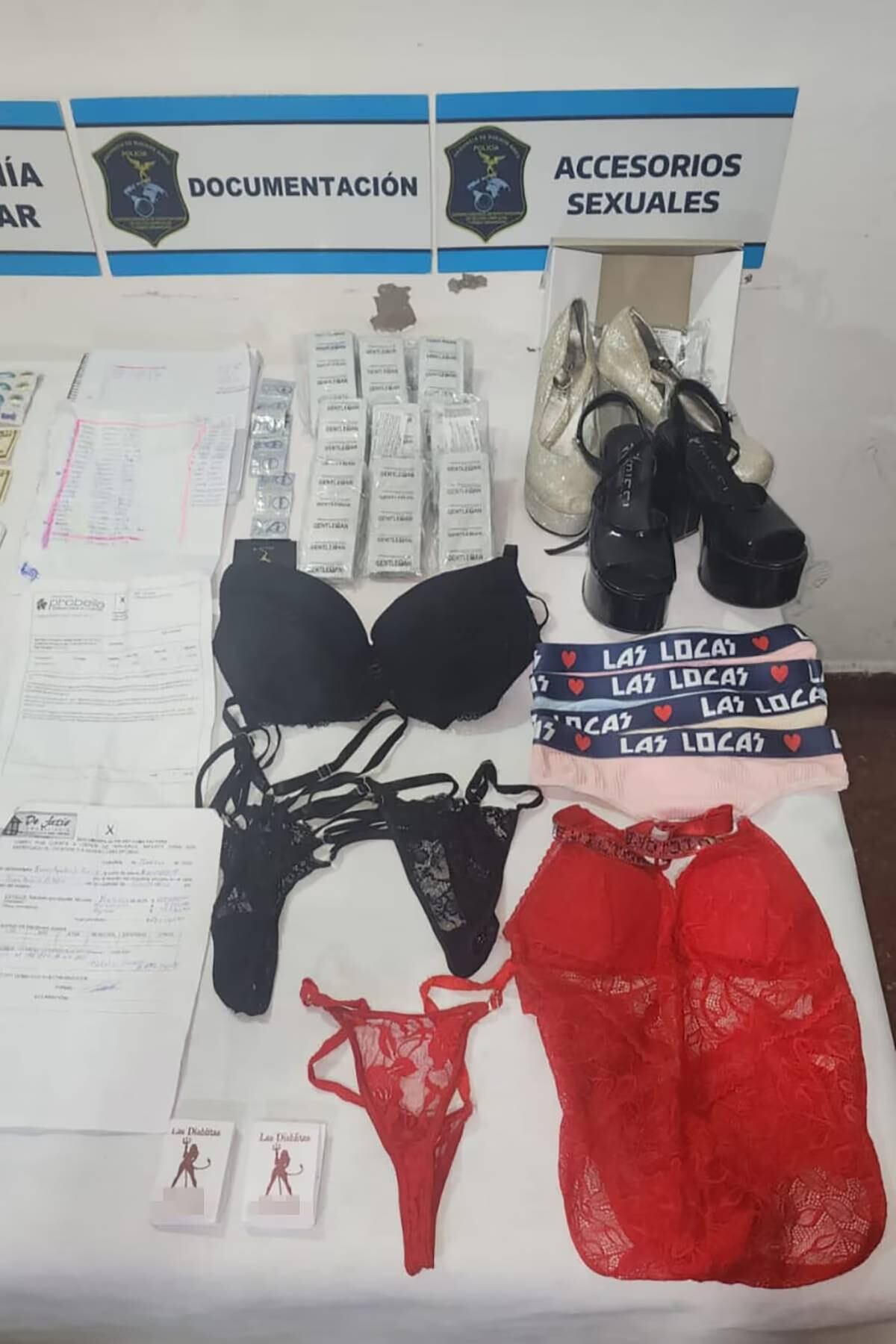 Las Diablitas de Karin. Allanamiento y detenciones.