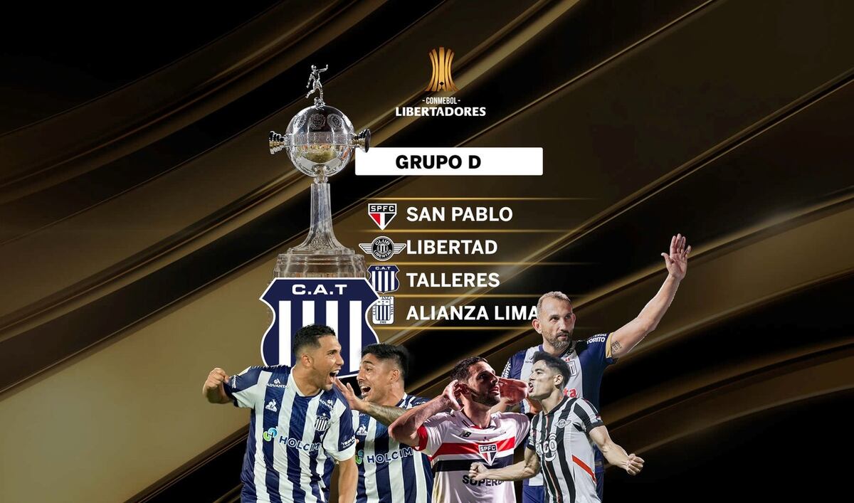 Talleres integra el Grupo D de la Copa Libertadores. (Prensa Conmebol)
