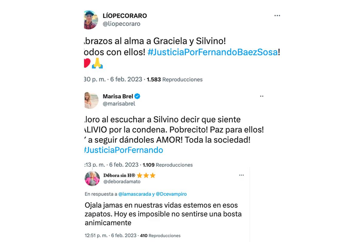 La reacción de los famosos a la condena de los rugbiers que asesinaron a Fernando Báez Sosa