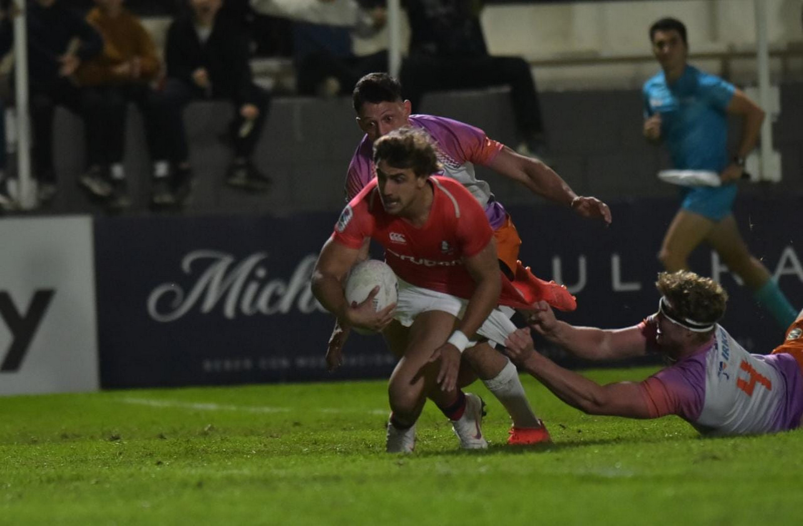 Mateo Soler fue uno de los puntos altos de los Dogos XV en el Super Rugby Américas. (Facundo Luque / La Voz)