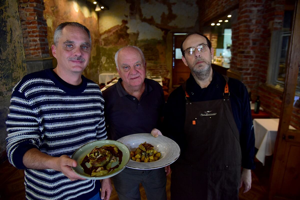 Gastro. San Honorato tiene un plato en su nueva carta, en base a alcauciles, con un trabajo muy artesanal de por medio. (Pedro Castillo / La Voz)
