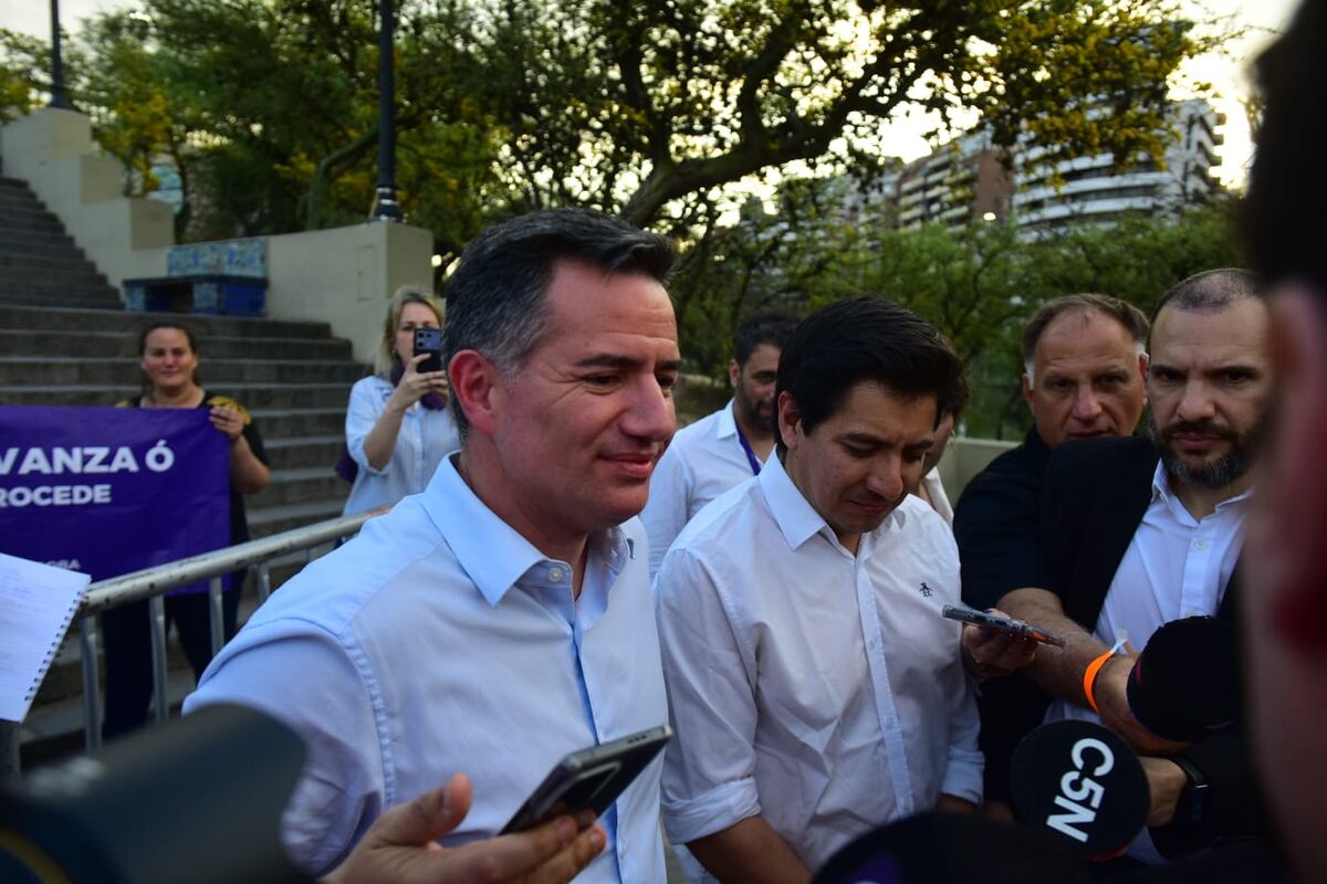 Gabriel Bornoroni y Gonzalo Roca. (Nicolás Bravo / La Voz)