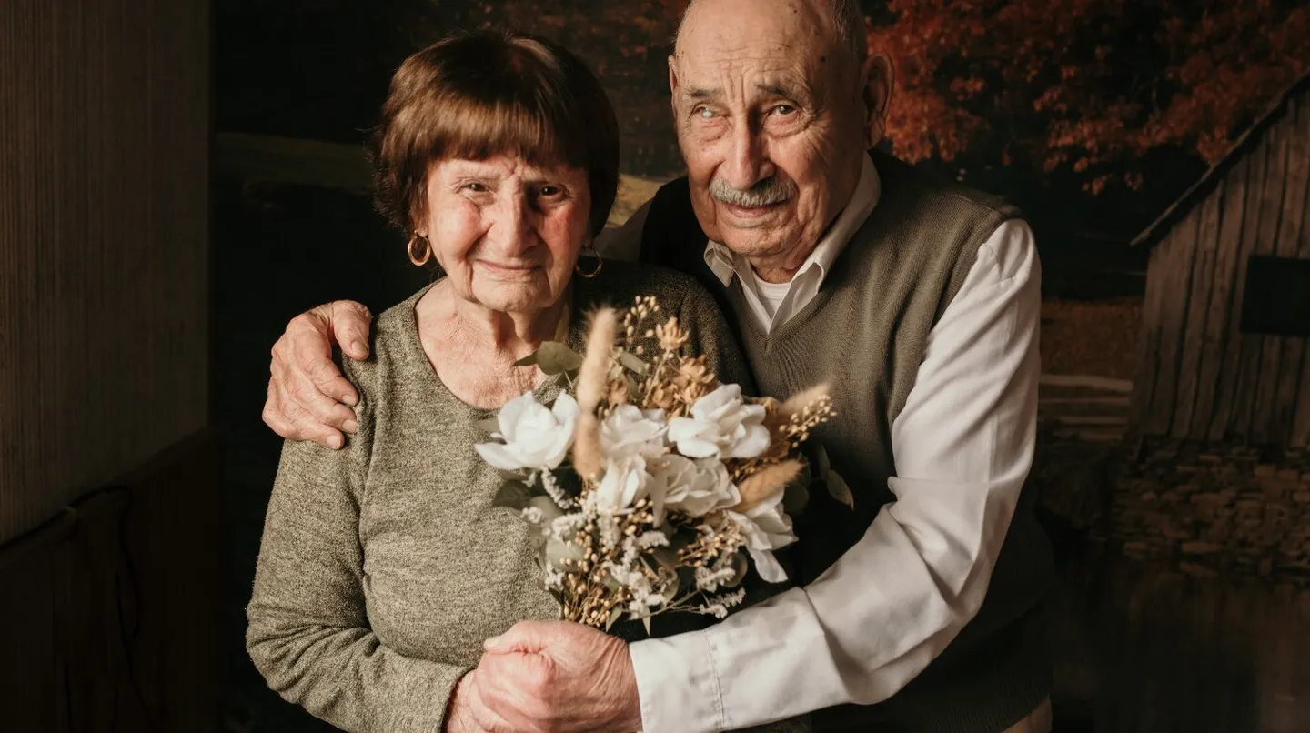 La historia de amor entre Anna y Francisco, que llevan 71 años juntos. (Foto: Bárbara Massei / Instagram @barbymasseiph).
