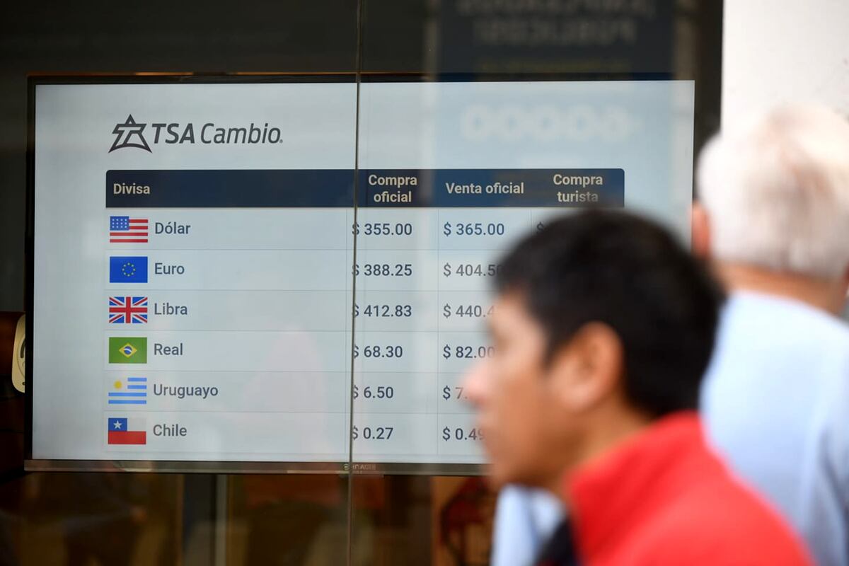 Cotización de dólar del día en Córdoba. (Ramiro Pereyra / La Voz)