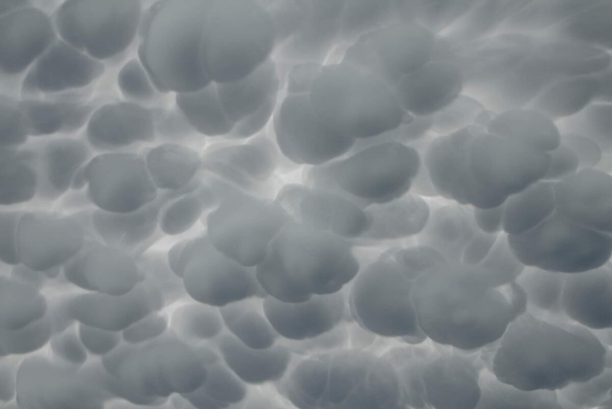 Nubes mammatus. En Córdoba.