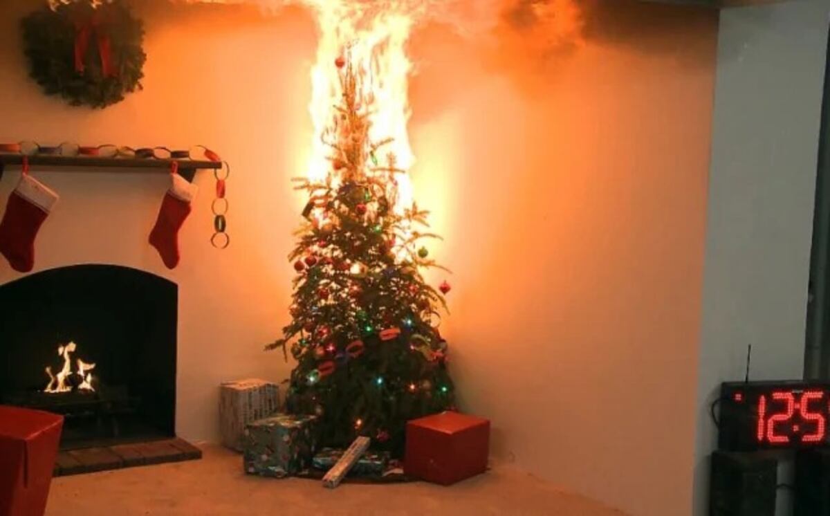 Seguridad Navideña: los objetos que nunca deben estar cerca del árbol para evitar incendios en casa