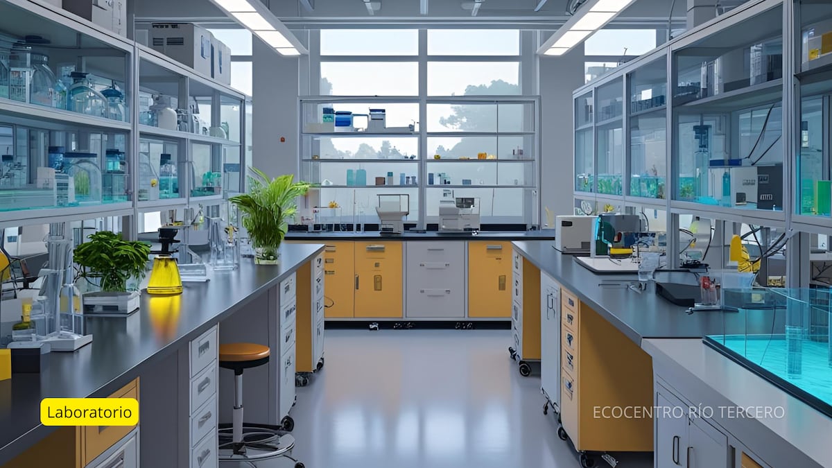 El laboratorio, uno de los sectores proyectados del Ecocentro (Fundación Río Ctalamochita)