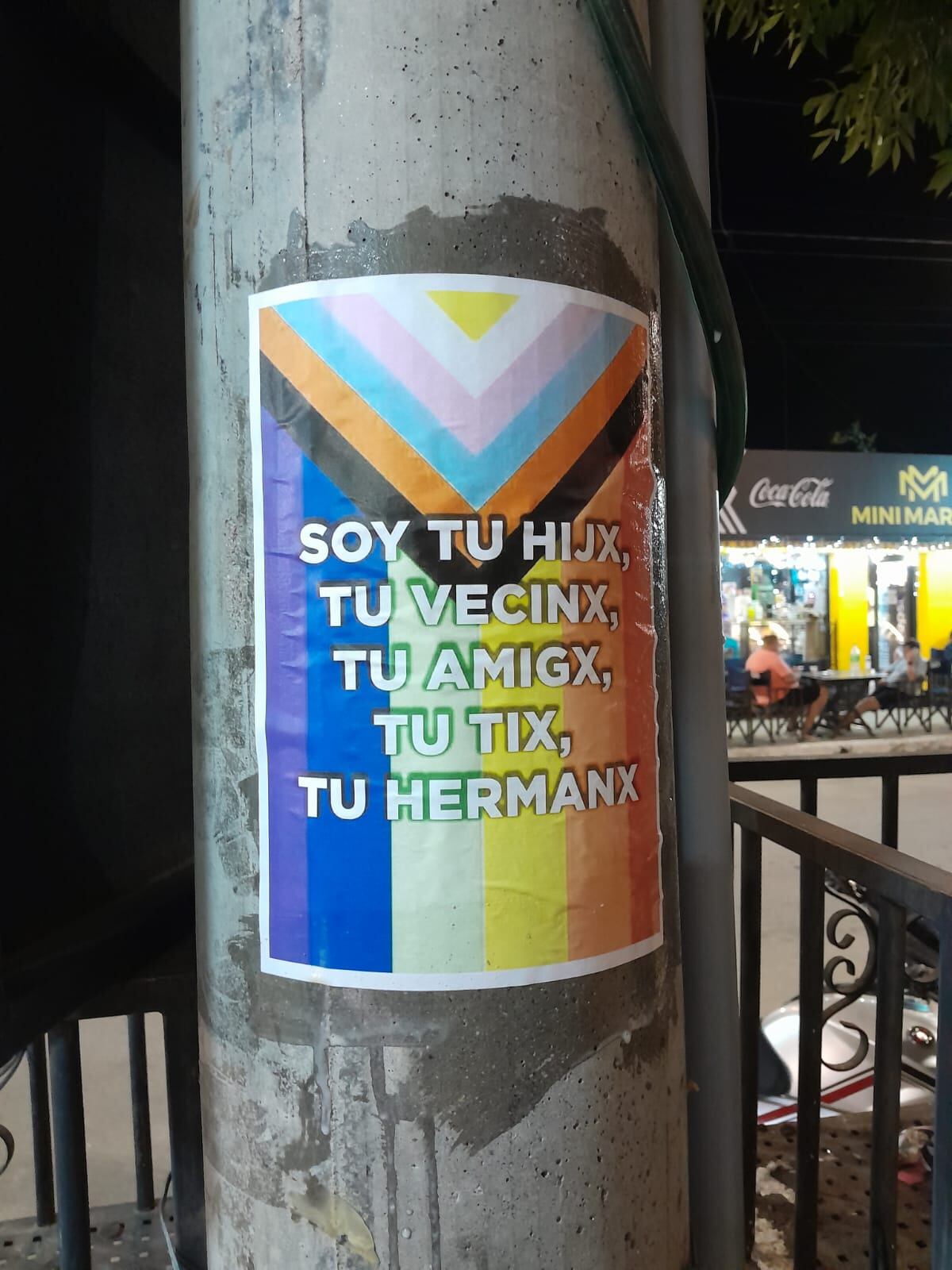 En Santa Rosa de Calamuchita se sumaron a la protesta a su modo.