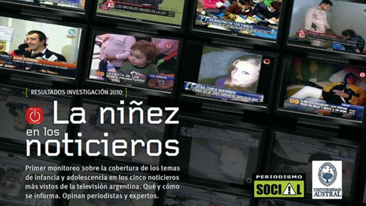 En la TV, las noticias violentas duplican a las de los diarios