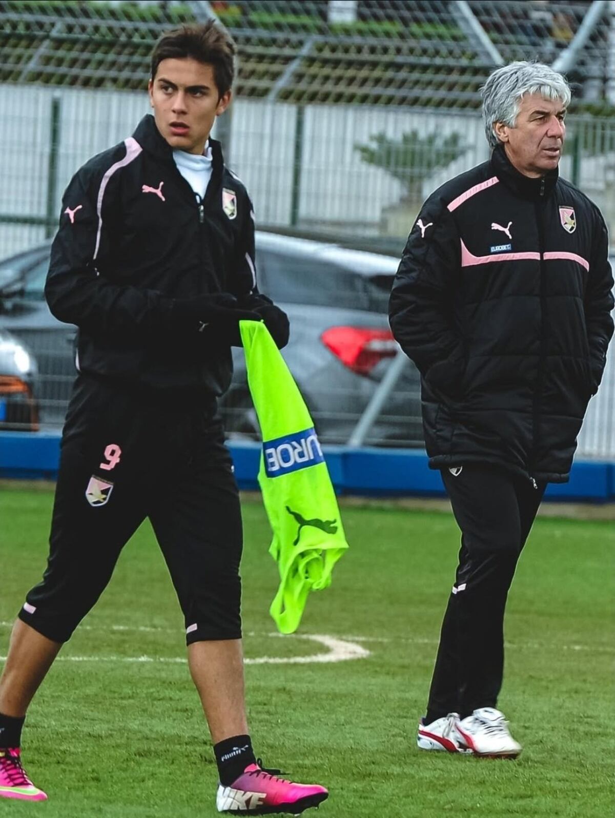 Dybala y Gasperini en Palermo. Se reencuentran en Roma. (Gentileza Lega Serie A / @SerieA_ID).