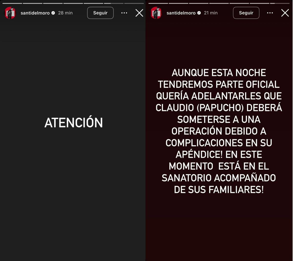 El comunicado que dio Santiago del Moro sobre la salida de Claudio de "Gran Hermano" (Capturas de pantalla)