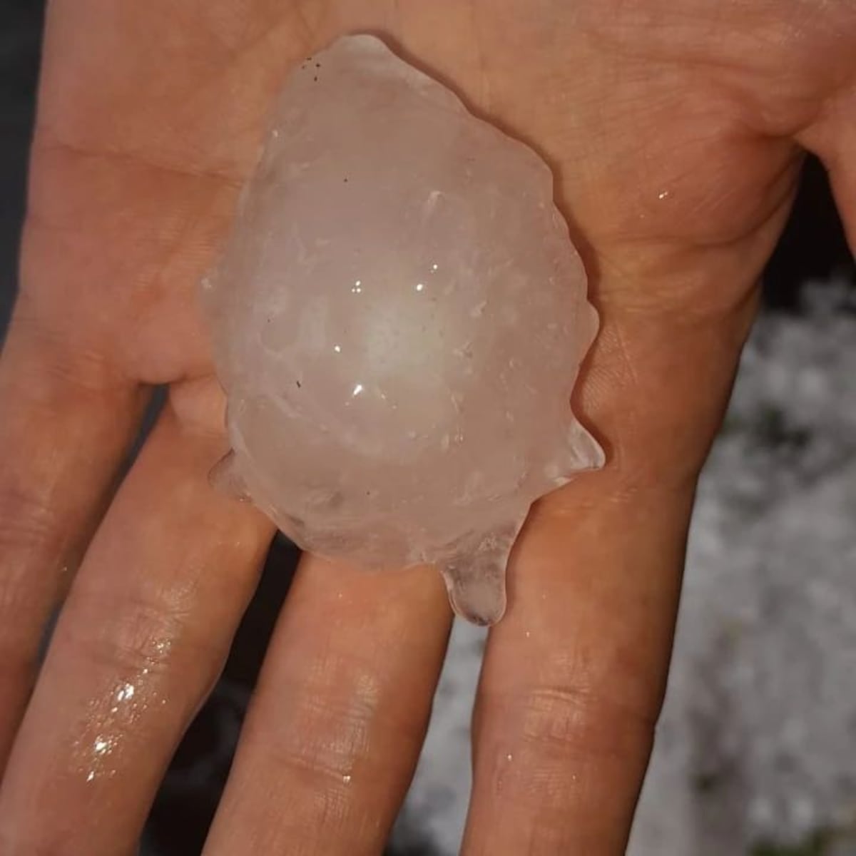 Granizo en Adelia María, Río Cuarto. (Telediario digital)
