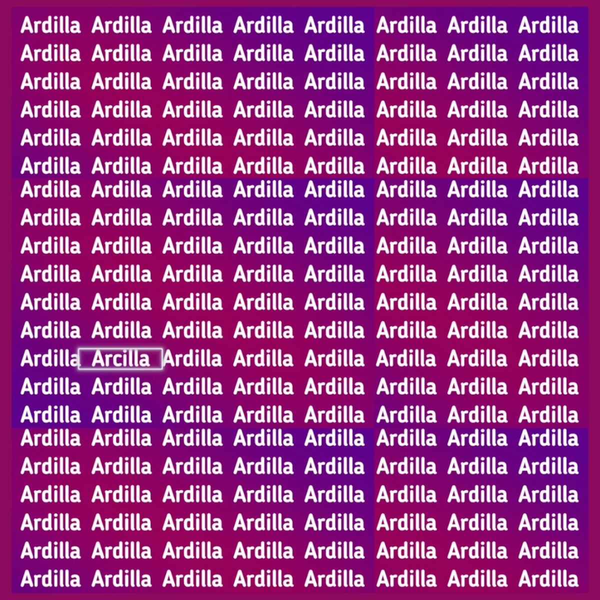 La solución del acertijo visual.