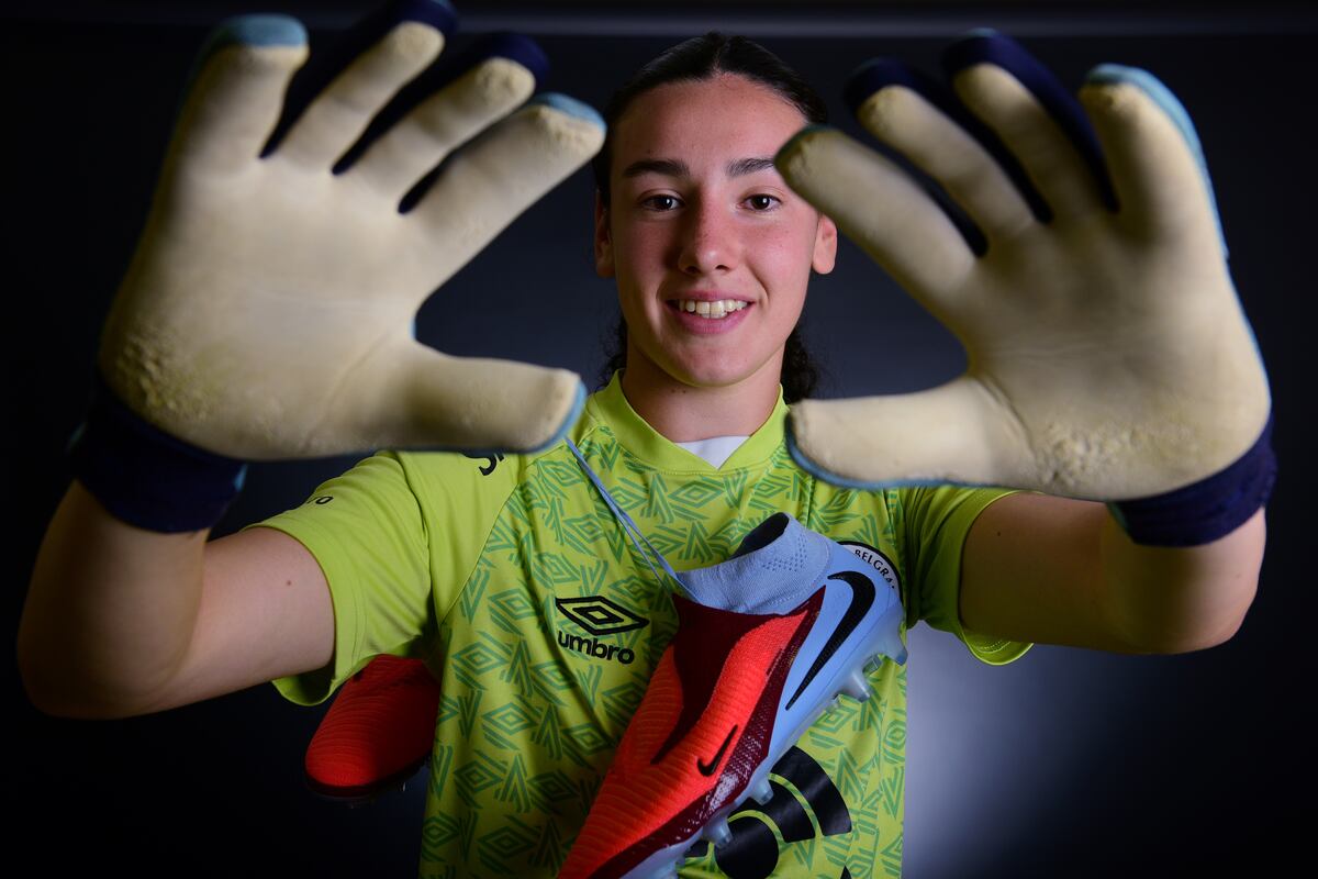 Bianca Virga, premio Estímulo 2025 en fútbol femenino. (José Gabriel Hernández / La Voz)
