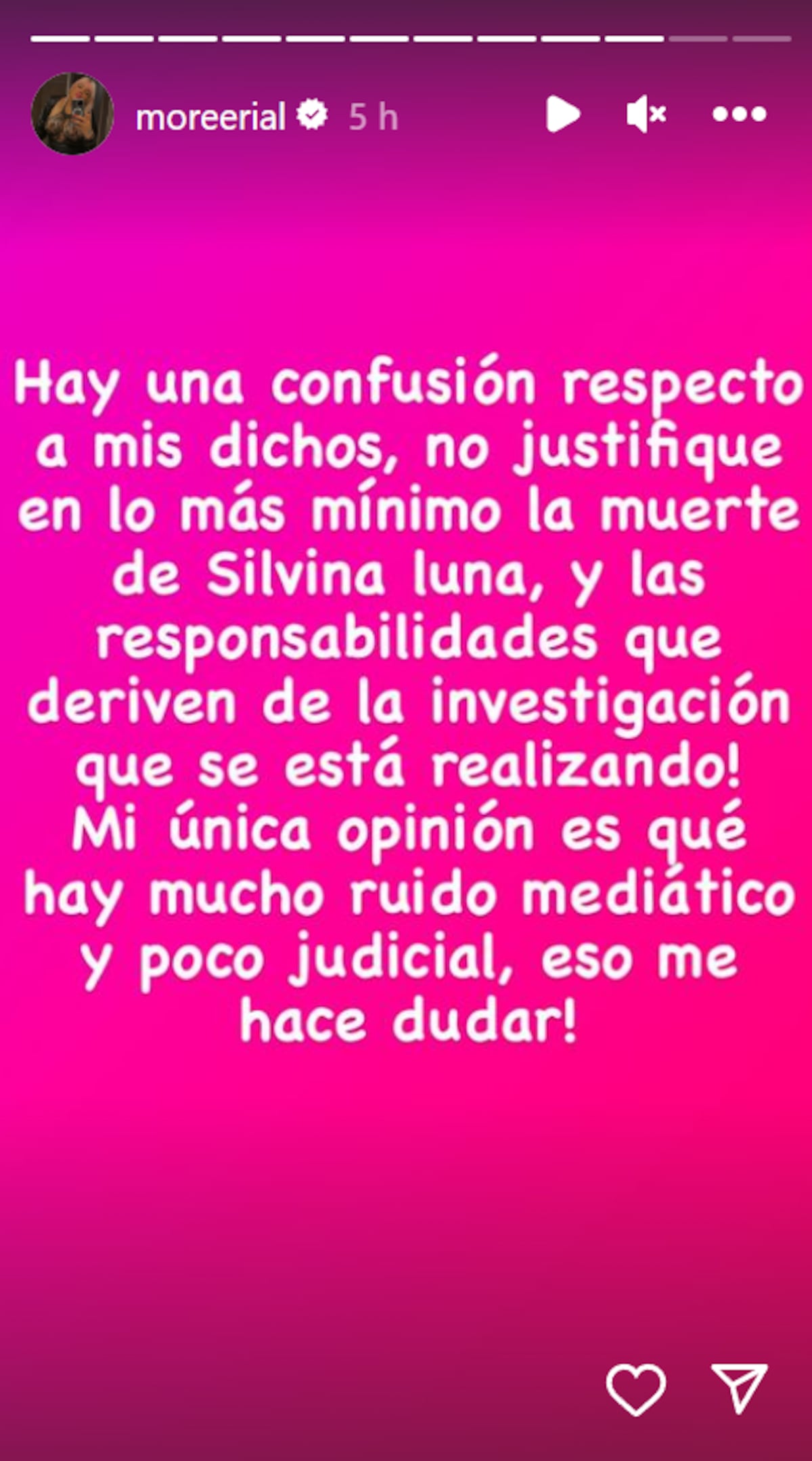 Morena Rial habló sobre Aníbal Lotocki y causó polémica. (Instagram Morena Rial)
