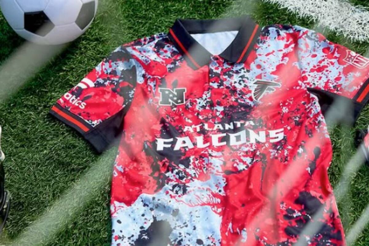 Las camisetas de los equipos de la NFL como si fueran de fútbol (Fanatics)