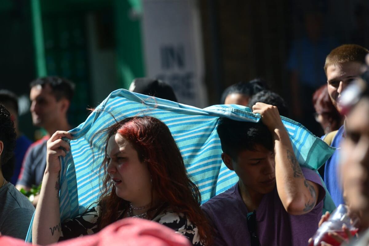 Nueva Córdoba. Así se gritaron los goles de Argentina contra Croacia. (Foto / Javier Ferreyra)