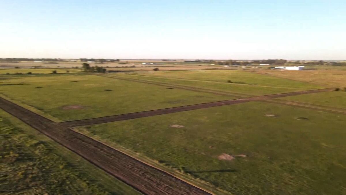 Tierras para loteo que la Nacion cederá al municipio de Villa María para que haga infraestructura y pueda lotear.