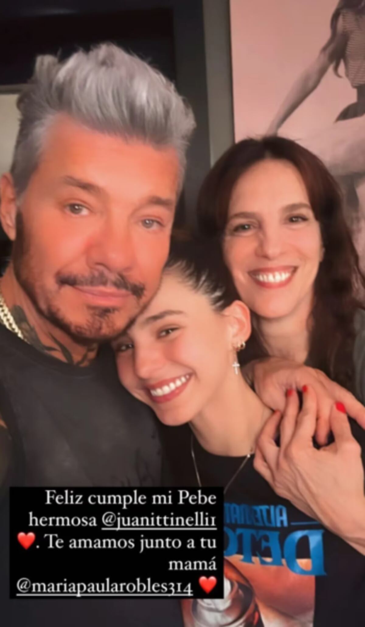 Marcelo Tinelli en los festejos de cumpleaños de su hija Juanita.
