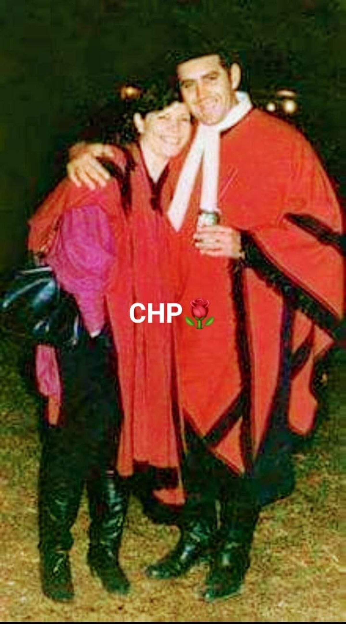 El Chaqueño Palavecino y su esposa Beatriz Robles. (Facebook)