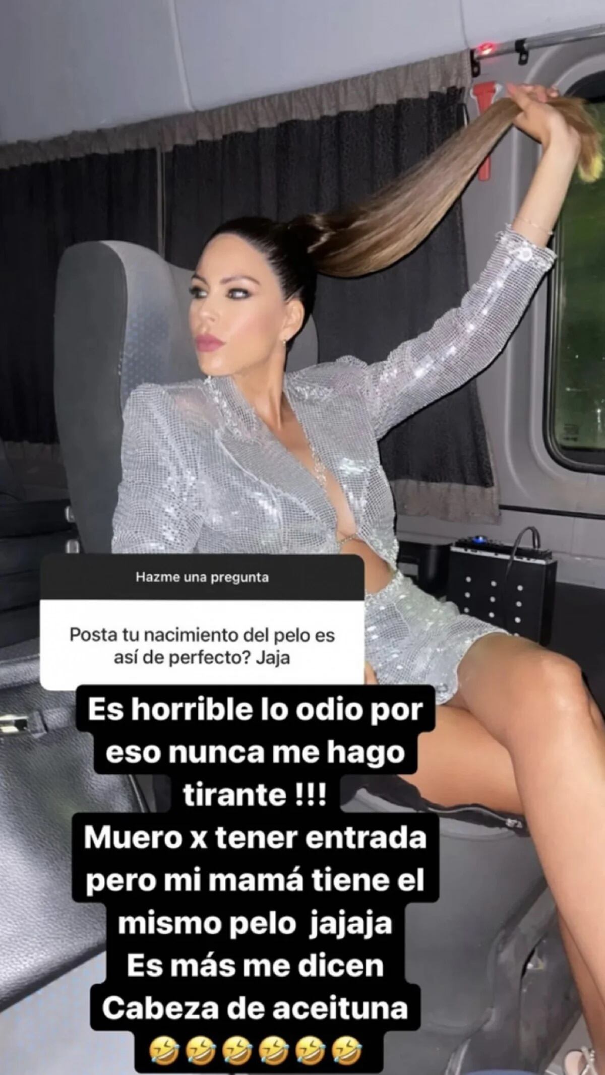 Las historias en las que Barby Franco cuenta el apodo que le pusieron.