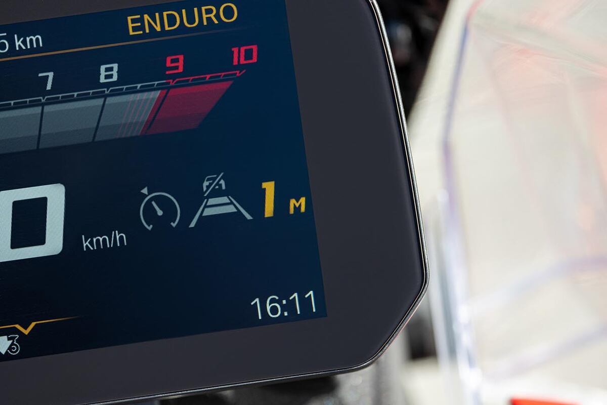 La nueva GS 1300 dispone de cuatro programas de conducción de serie.