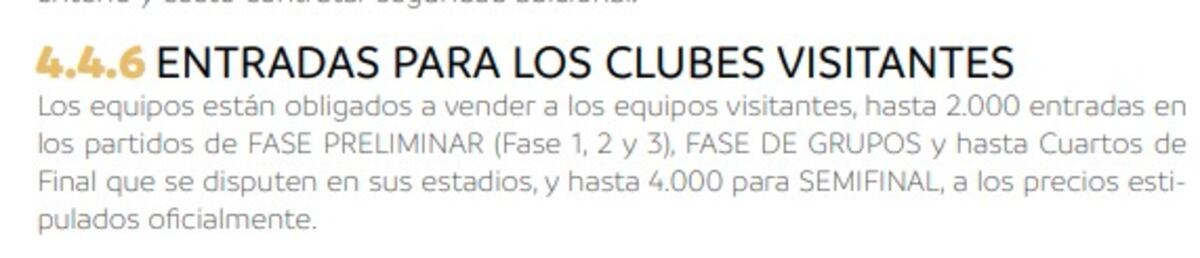 Sobre cupo de entradas para visitantes