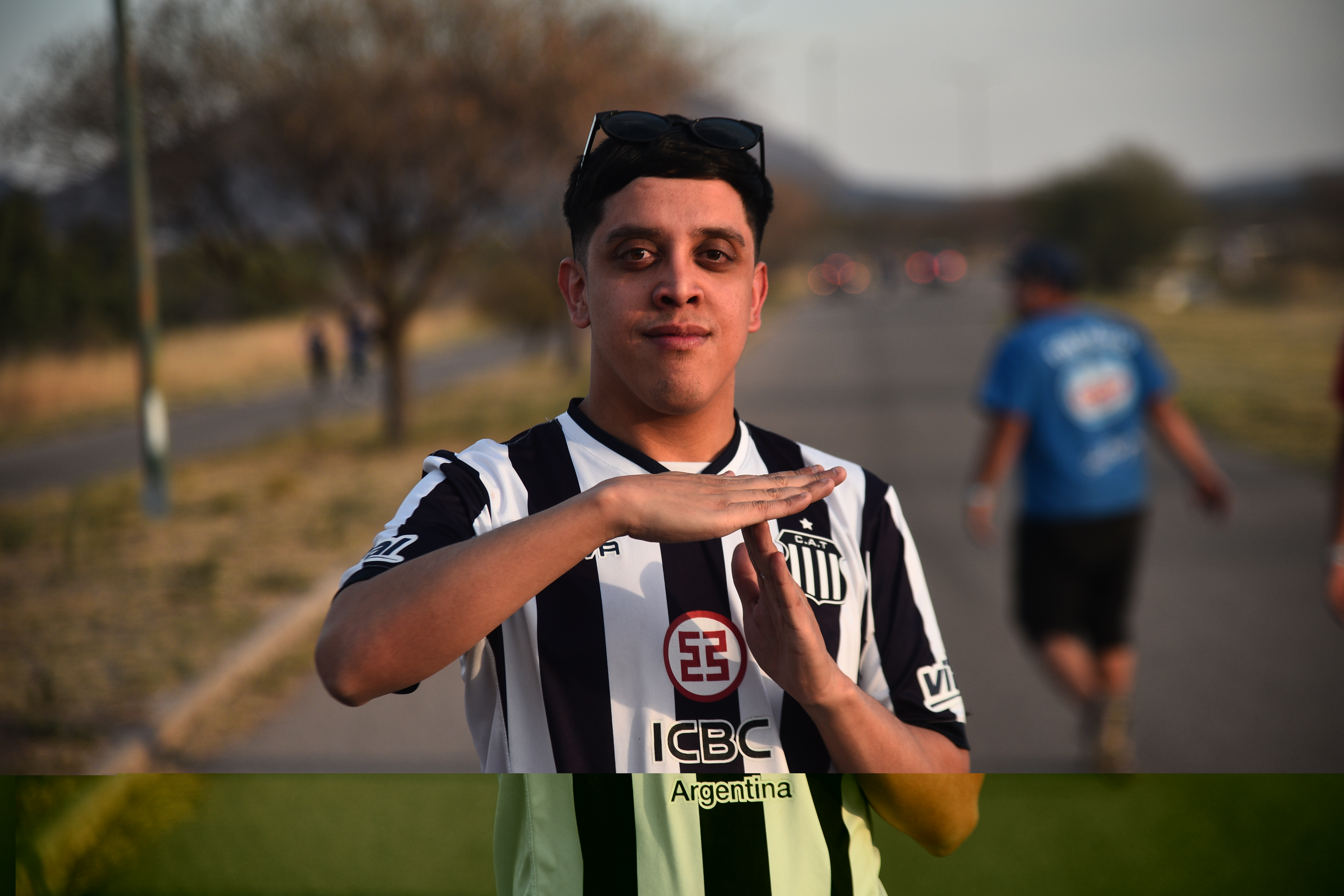 Cara 'e Cancha de Talleres en la previa del partido entre Talleres y Godoy Cruz por los octavos de final de la Copa Argentina en San Luis. (Pedro Castillo / La Voz)