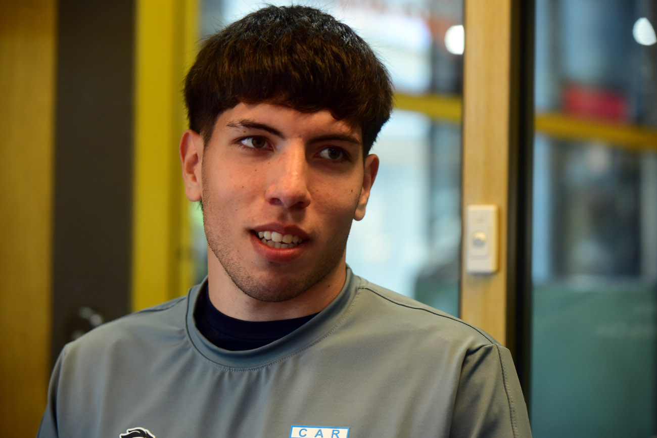 Nicolás Caballero espera tener una chance con su selección para el Mundial Sub 20 (Nicolás Bravo / La Voz)