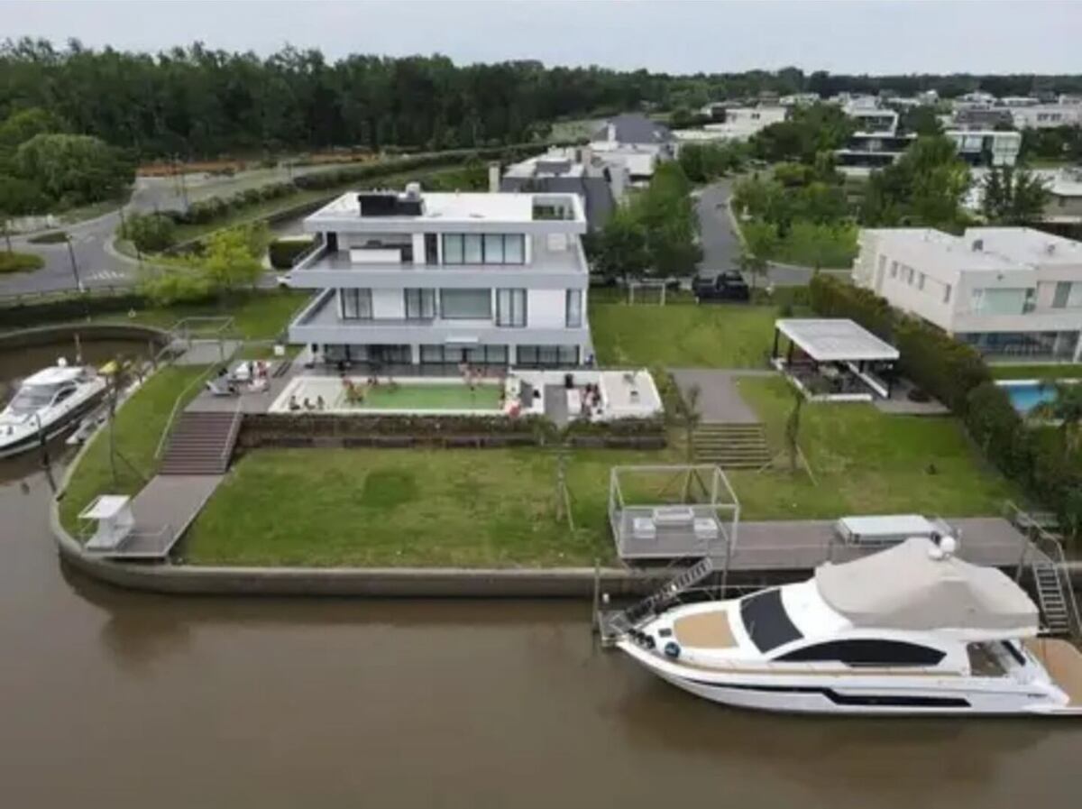 Así es el exterior de la nueva casa de Wanda Nara. (Foto: Instagram)