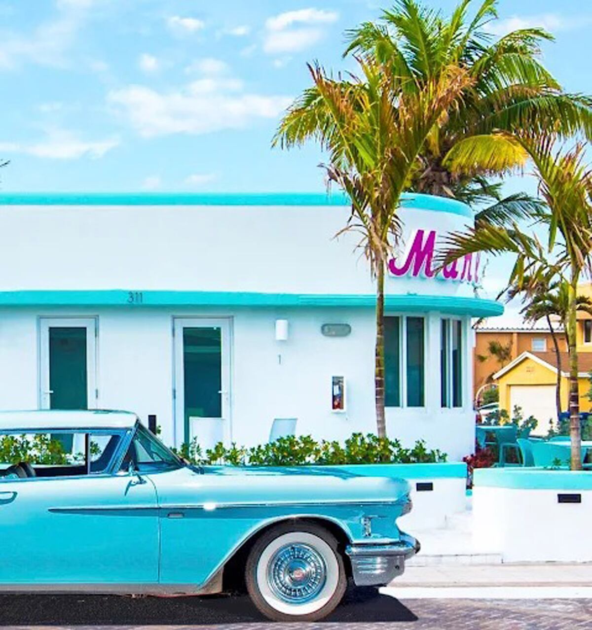 Hotel. Con estética retro, el hotel que los Márquez tienen en Miami. (La Voz)