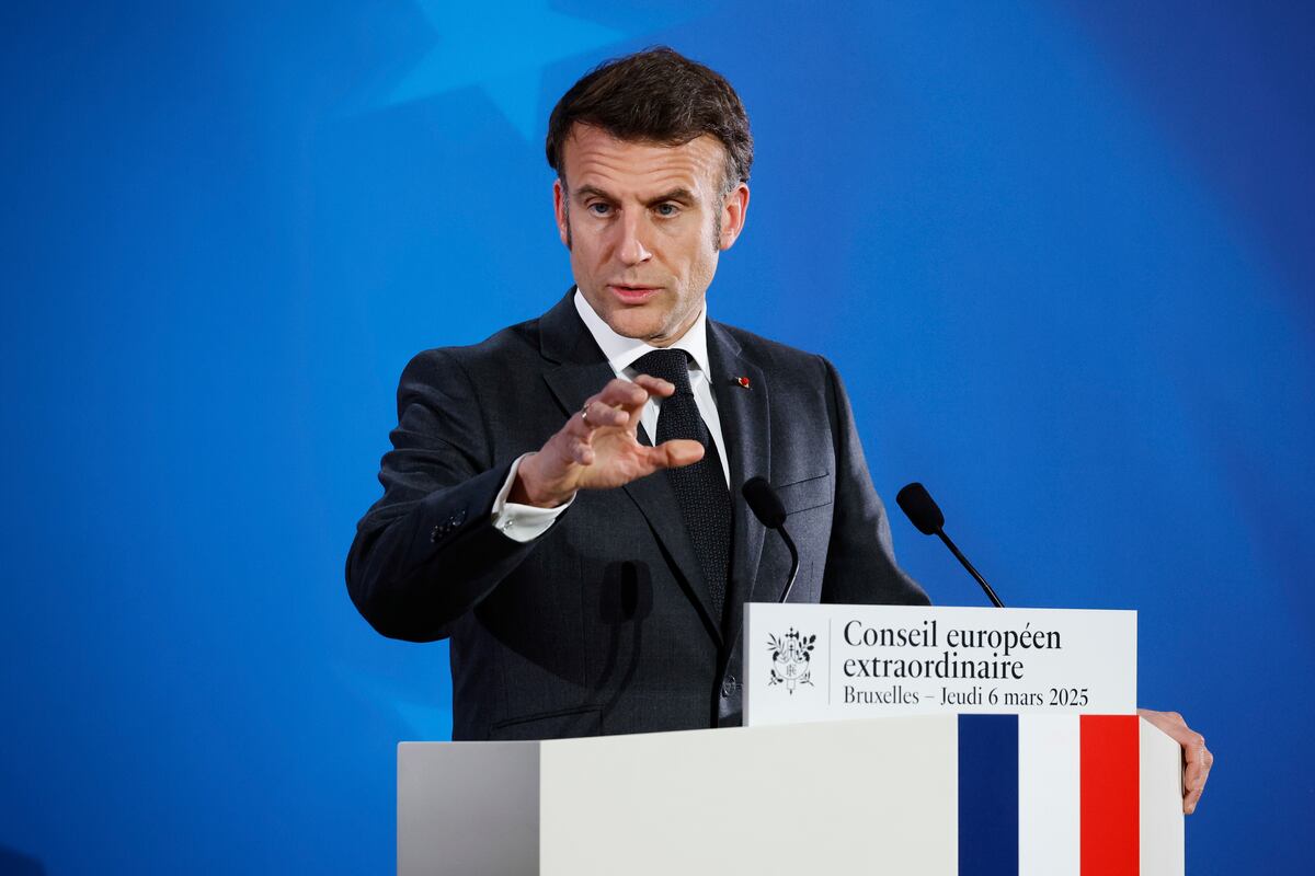 Macron fue uno de los impulsores del proyecto. (AP)