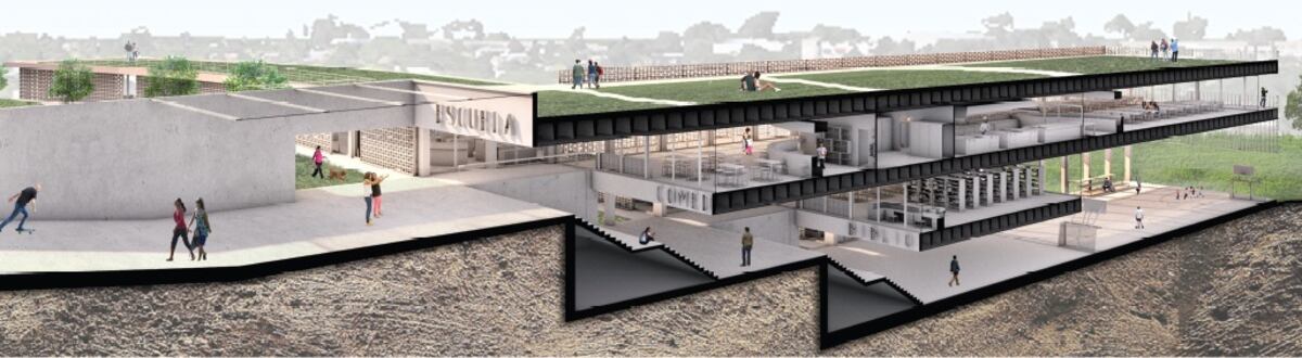 La tesis plantea la construcción de un "parque escuela" en la zona este de la ciudad de Córdoba. (La Voz).