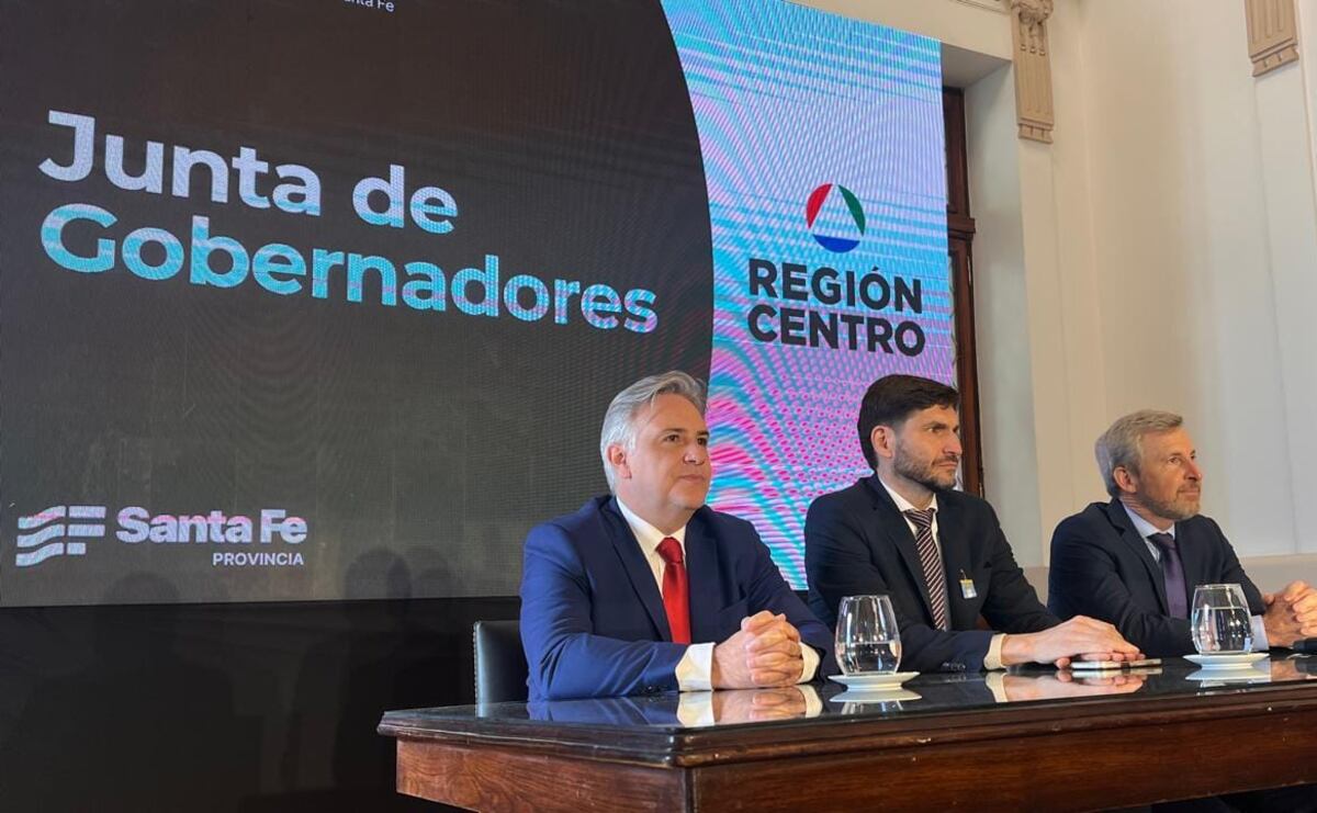 Llaryora, Pullaro y Frigerio encabezan un reclamo de la Región Centro al Gobierno nacional. (Gentileza)